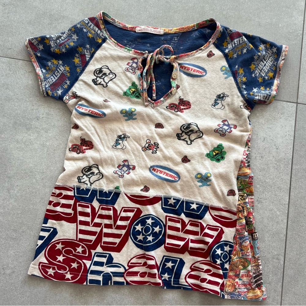 HYSTERIC GLAMOUR BABYDOLL TOP